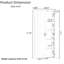Armoire de rangement haute de luxe, armoire haute 71,25 po avec 2 portes et tablettes réglables, rangement autoportant pour la salle de bain, le bureau et la maison-94193482