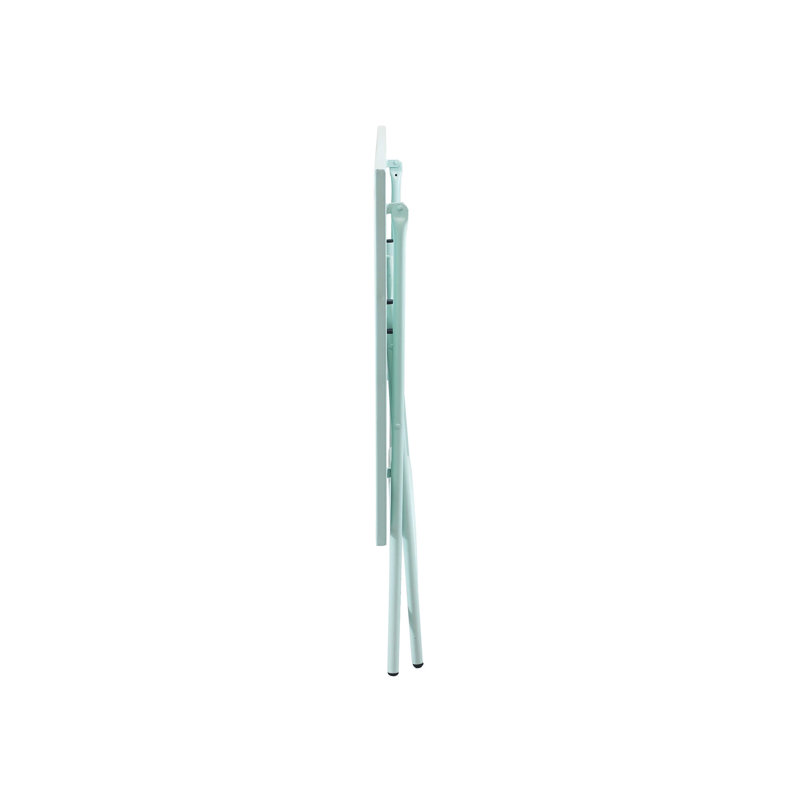 Tammo Rectangular Portable Folding Table, 72cm H x 110cm L x 70cm D, Green