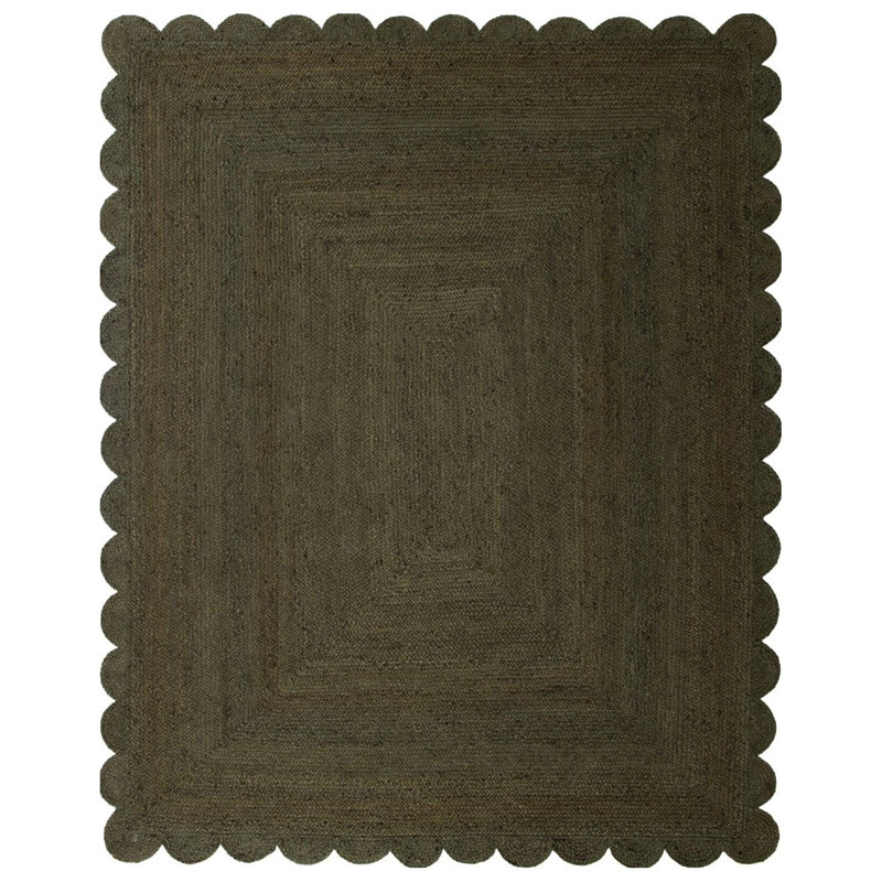 Venus Jute Rug, 4' x 6', Olive