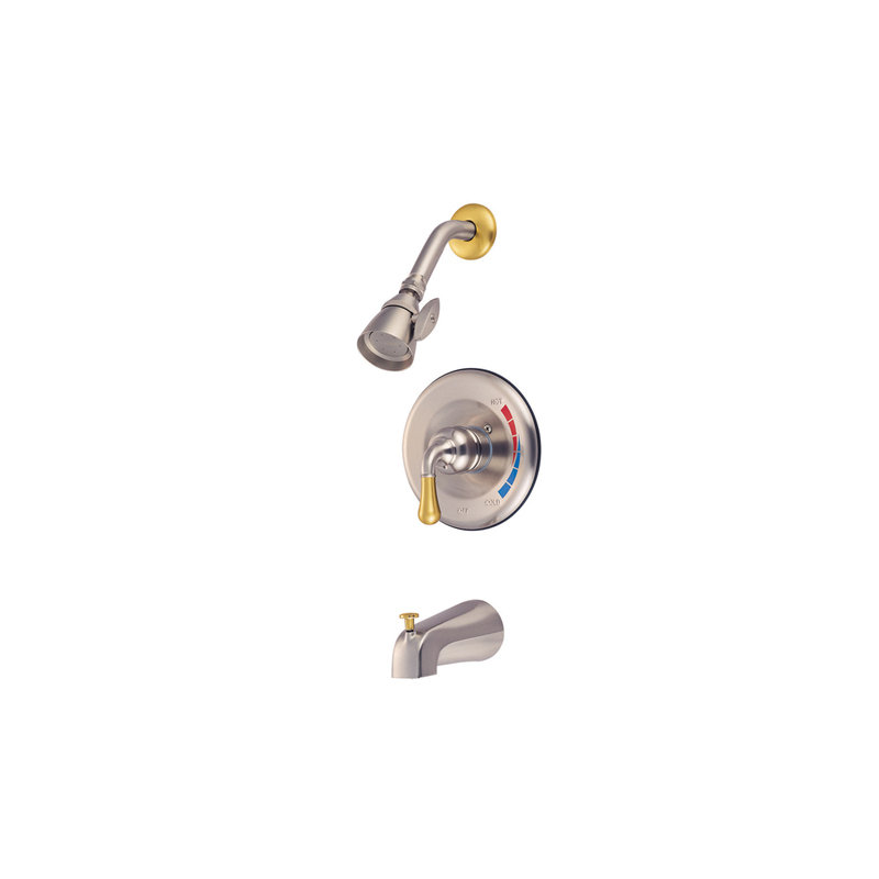 Kingston Brass Magellan Single-Handle Pressure Balanced Tub and Shower Faucet, Trim Only, Oil Rubbed Bronze