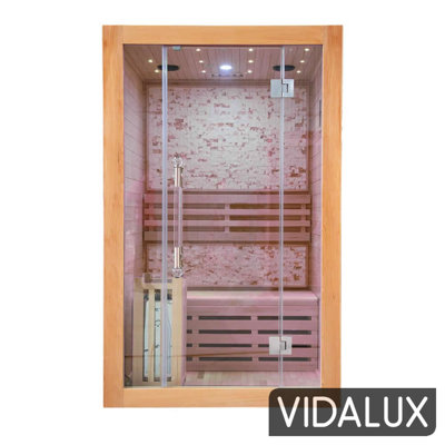 Vidalux 2 - Person Bluetooth Compatible Traditional Steam Sauna