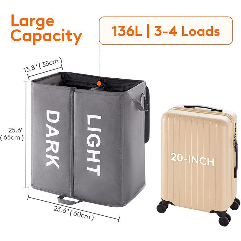 Laundry Hamper, Gray