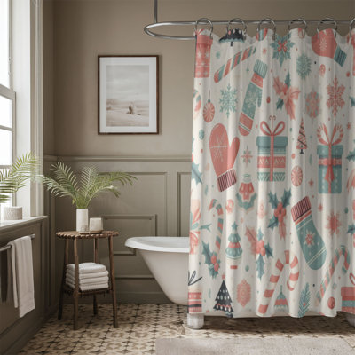 Soft Noel - 1 Piece Standard Shower Curtain