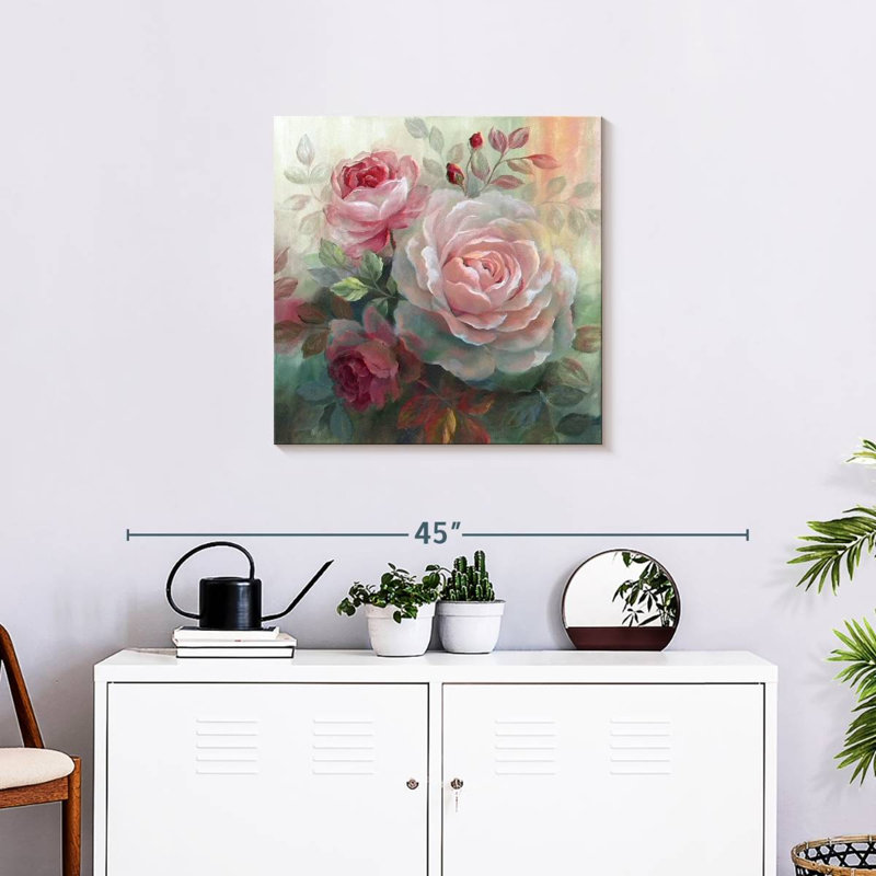 Bouquet de roses blanches Harnek II, H 24 po x l 24 po