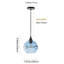 Luminaire suspendu 1 lumière Burov