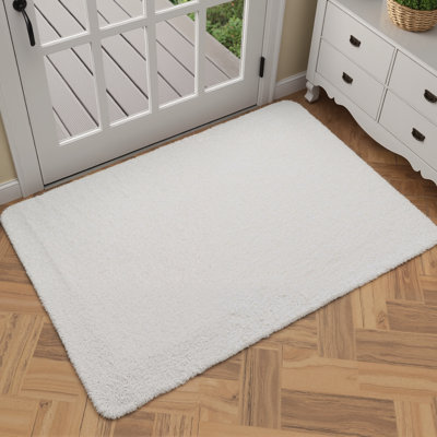 Tapis abstrait lavable à la machine avec envers antidérapant Elroy