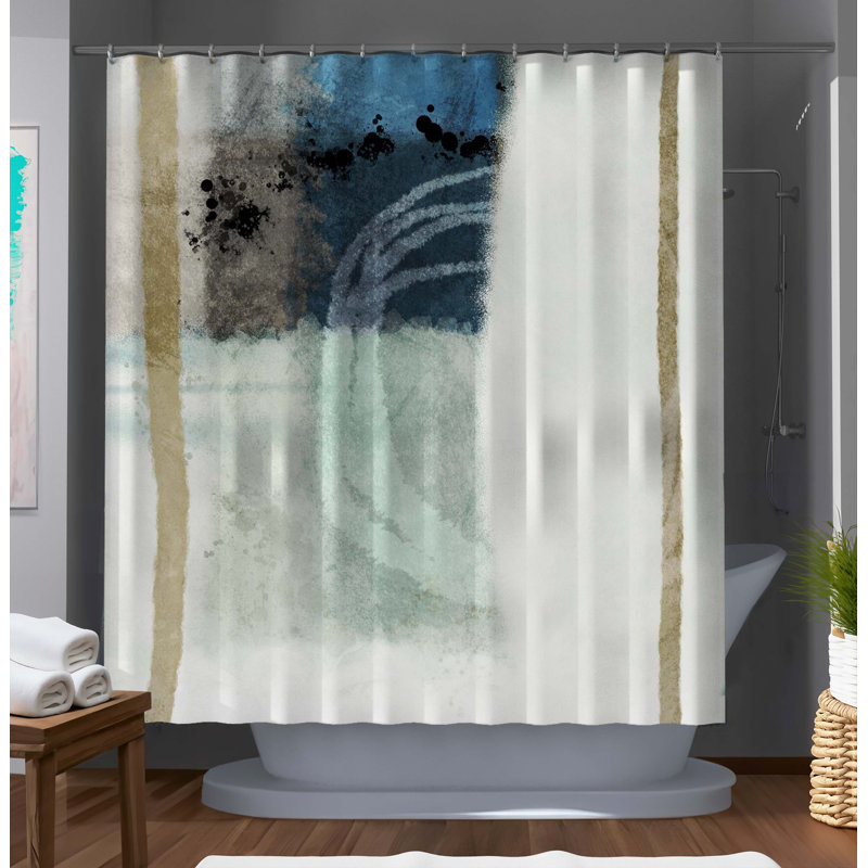 Alert Spicy Designer Shower Curtain