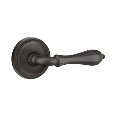Round Passage (Hall & Closet) Door Lever with Round Rosette