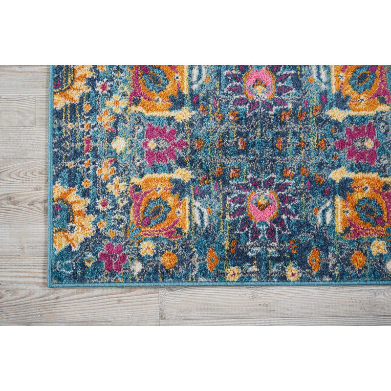 Floral Indoor Rug, Rectangle 22" x 34"