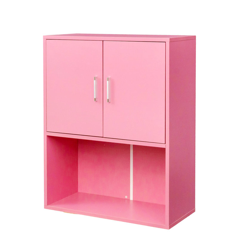 Armoire d'appoint Hasudin, Rose