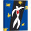 3HM7483 The Fall Of Icarus by Henri Matisse - Wrapped Canvas Print-114392553