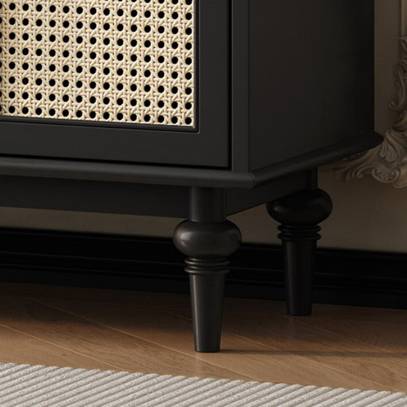 Meuble télé French Light Luxury Design, Noir