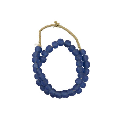 Verre bleu turquoise 25 po