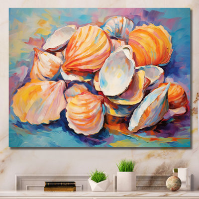 " Expressionist Seashells Collage II "