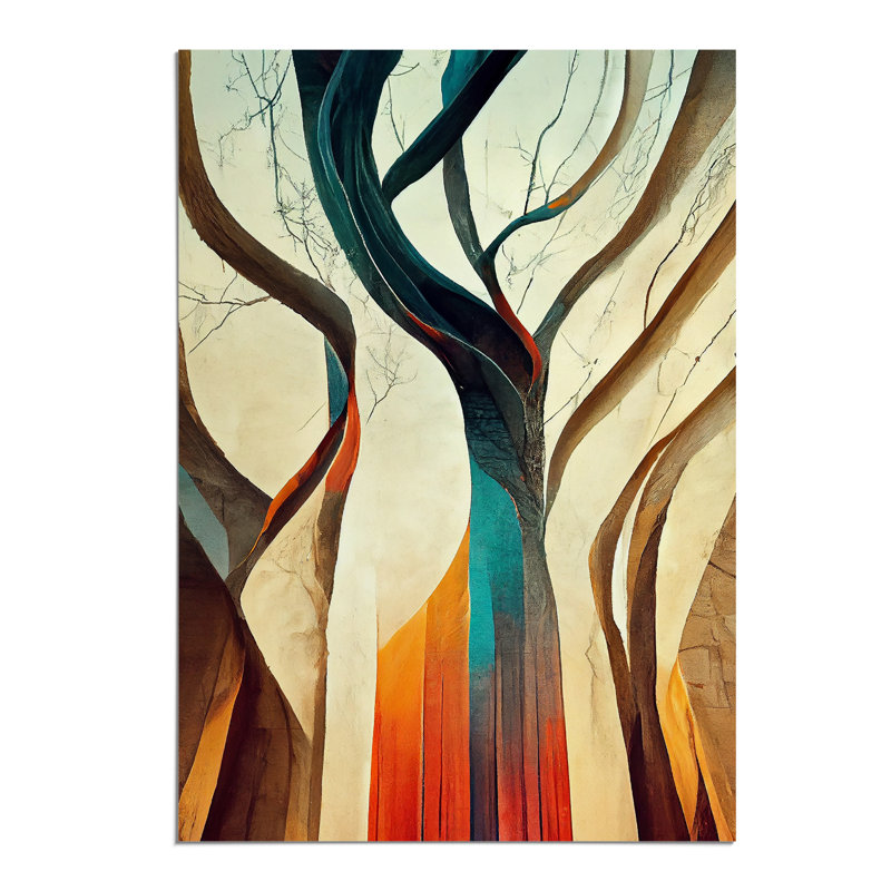 The Abstract Trees No.6 - Print, No Matte, 59.4cm H x 42cm W, Paper