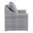 Elle Decor Vallauris Patio Outdoor Furniture Collection, Premium All Weather Wicker, Arm Chair, Gray