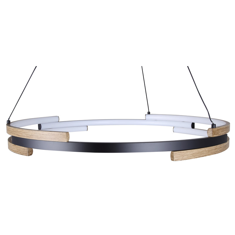 Lorayna Dimmable LED Wagon Wheel Chandelier