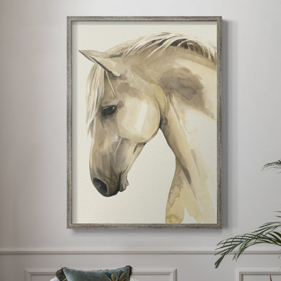 Golden Palomino II, reproduction encadrée - bois massif