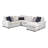 Dorisa Stone 2 PC Sectional