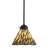 Dawlish 1 - Light Black Textured Cone Pendant