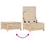 8 Piece Garden Sofa Set Solid Wood Pine