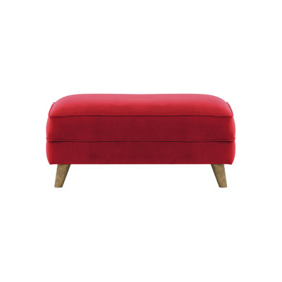 Conrad 100cm Wide Rectangle Solid Colour Ottoman