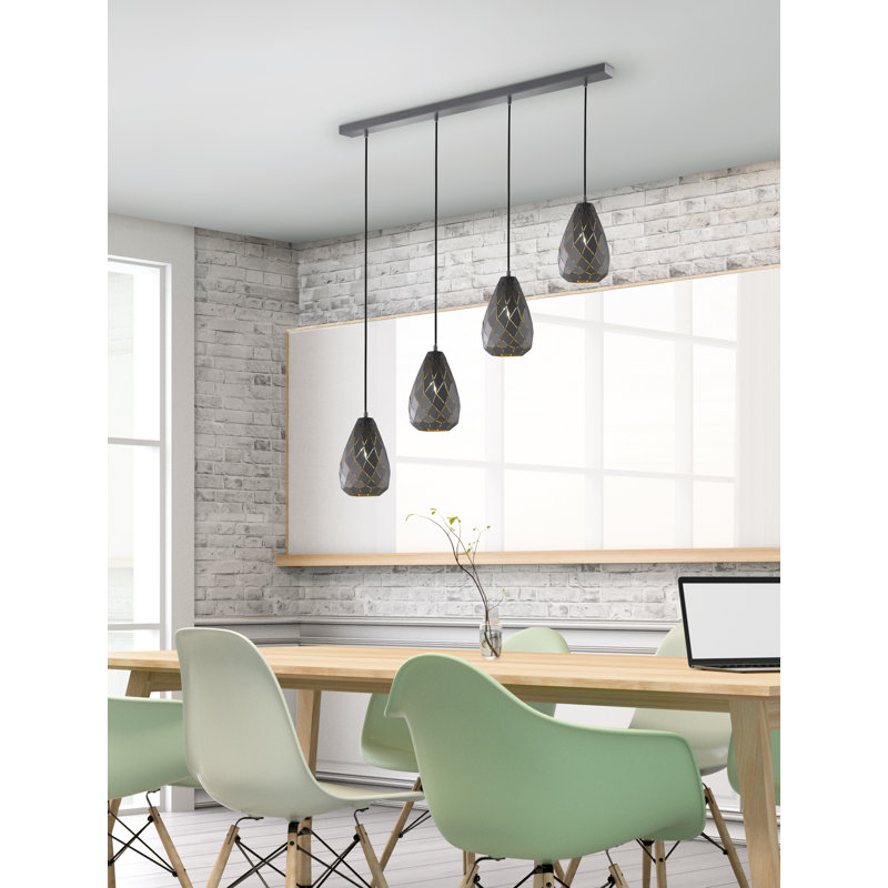 Siya 4 - Light Anthracite Kitchen Island Pendant