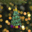 Ornement de Noël en verre 5,5 po