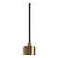 Rectangular Lantern Pendant Light-Modern Gold Copper Chandelier Pendant Light – Ribbed Glass Jar Shade, LED Ceiling Light Fixture with E27 Socket