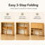Bureau pliant en bambou