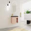 Ensemble de meuble-lavabo simple 9,9 po avec plateau en résine Tymur-525870561-525870560