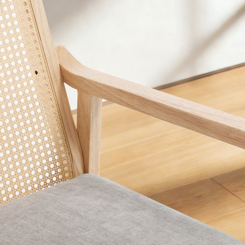 Chaise d'appoint rembourrée 28 po pour salon, Gris