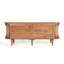 Solid Mango Wood TV Media Stand With Cane Doors & Drawers – Light Oak Finish Media Console Cabinet, No Veneer Entertainment Center, Fully Assembled With Legs To Attach, Mid Century Modern TV Unit