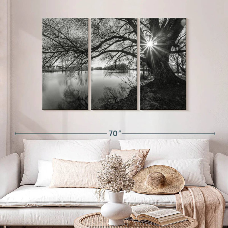 Harnek Sunlight Through Tree, 32" H x 50" W