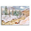 «Uncompahgre Snow» par Mark A Paulda, art mural en verre acrylique