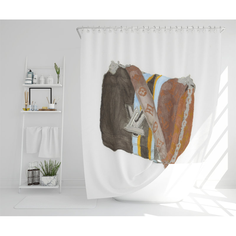 Purtell Polyester Shower Curtain Set