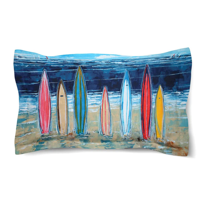 Laural Home Surfboards Duvet Sham, King Sham