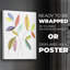 Feuilles de couleur pop IV - impression sur toile seulement - non encadrée-1153778309