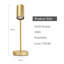 35cm Gold Swivel Table Lamp - 350° Rotatable GU10 Single Light Bedside Lamp