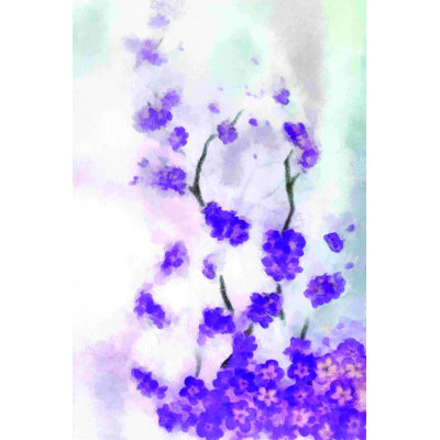 " Dripping Purple Blooms 2 "