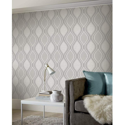 Erino 10.05m x 53cm Textured Matte Wallpaper Roll