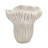 9.3X9x8.7" Sand And Cement Coral Planter With Textured Beige Finish