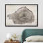 «Wood Tree Ring Log Neutral Farmhouse Cabin Cottage Eathy Decor», reproduction d'art sur toile encadrée-463639650-418975237