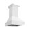 ZLINE 30 in. Wooden Wall Mount Range Hood in Rustic Bright White Finish
