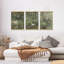 «Rustic Countryside Pastoral Scenery and Wildlife», affiche murale encadrée en bois