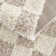 Atiran Checkered Shag Beige Area Rug