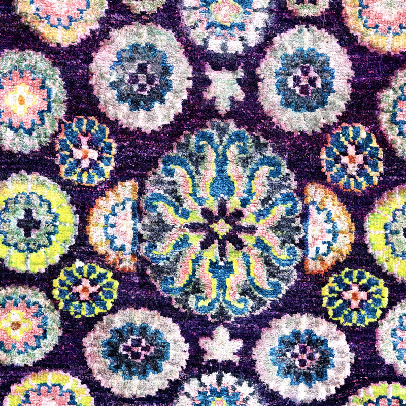 Purple Alchemy Transitional Silk Rug - 8'11"" x 11'11""