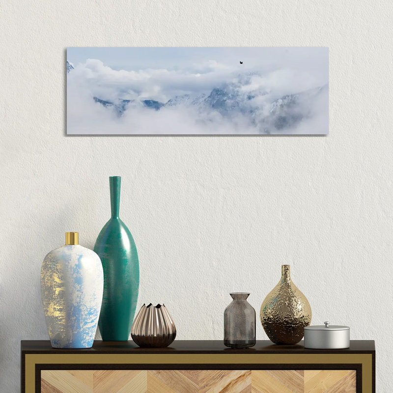 The Raven by Mateusz Piesiak - Wrapped Canvas Panoramic Print, 30.48 cm H x 91.44 cm W x 1.91 cm D