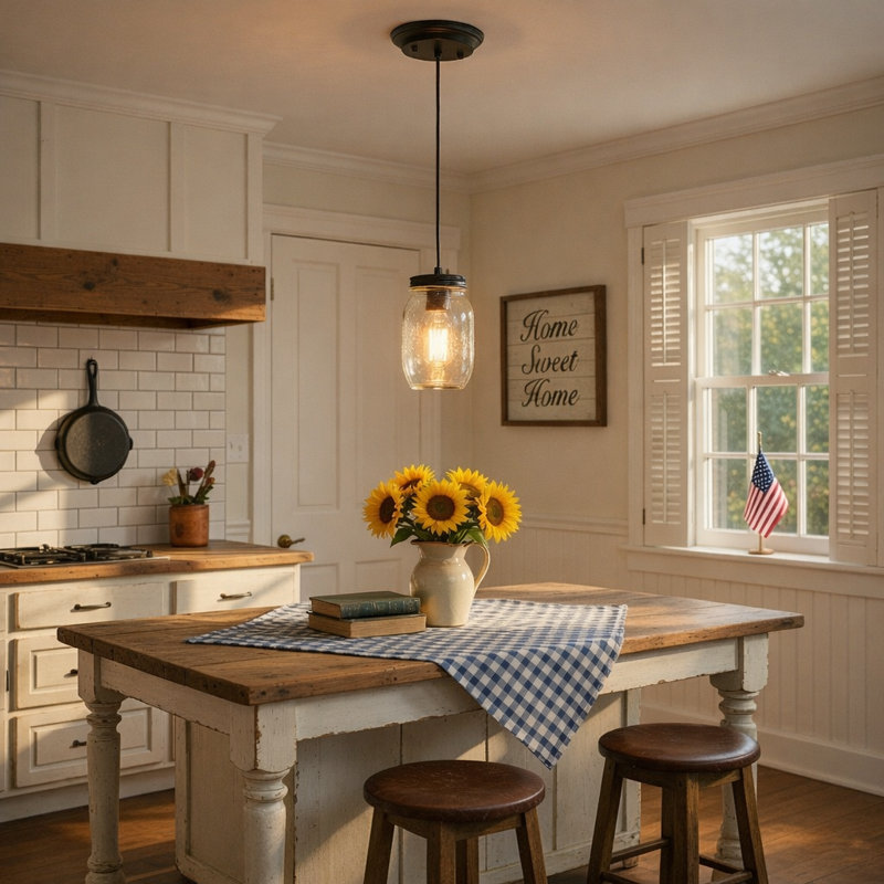 Jaxie 1-Light Single Jar Pendant light