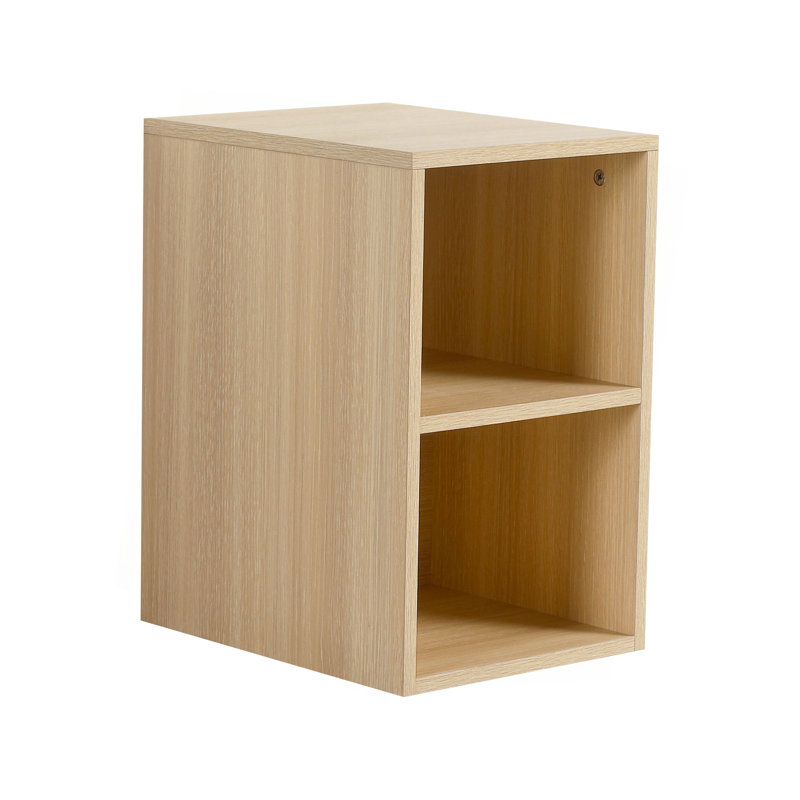 12 Inch Small Wall Mounted Storage Shelves, Bathroom Storage, Plywood, Ameican White Oak